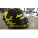 CASCO MDS FIGHTER NERO GIALLO NERO TG.XL